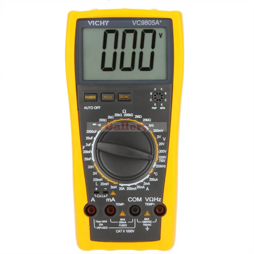 Vici VICHY VC9805A + цифровой мультиметр Измеритель LCR DMM температурная индуктивность