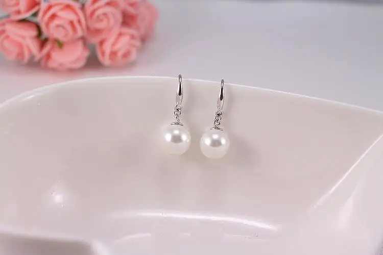 2015 Special Offer New Arrival Trendy Women Round Earing Fine Jewelry Fashion Dangle Pearl Earring | Украшения и аксессуары