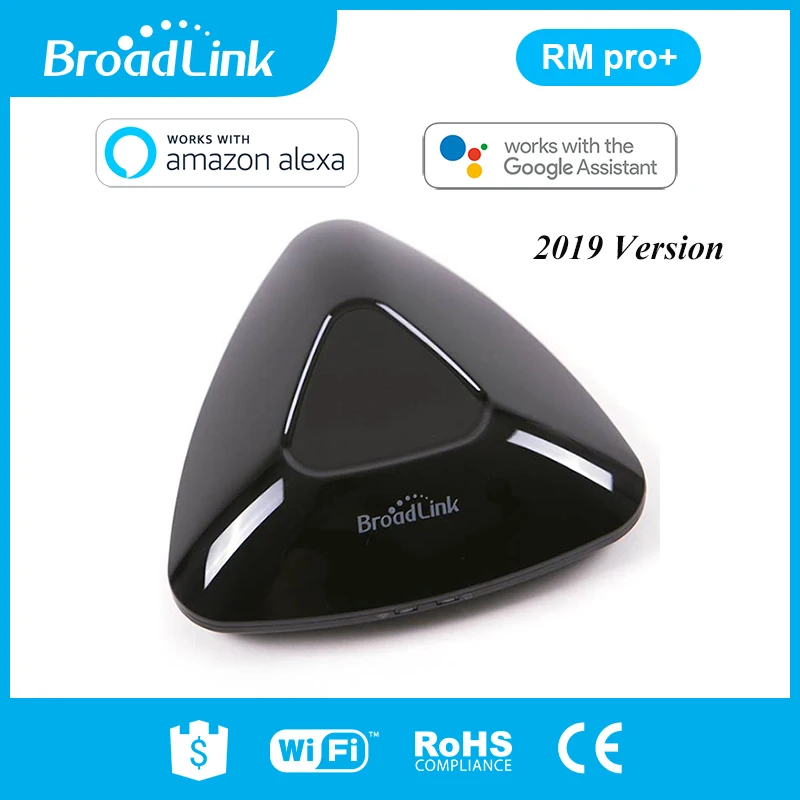 Broadlink RM PRO RM MINI3 Универсальный Интеллектуальный пульт дистанционного управления домашней автоматизации WiFi+ IR+ RF переключатель совместимый с Alexa Google Home