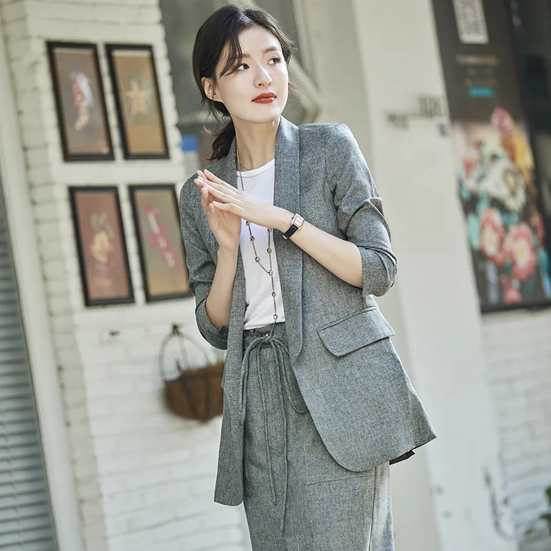 Высокое качество 2019 новый весенний Новый женский хлопковый льняной Модный