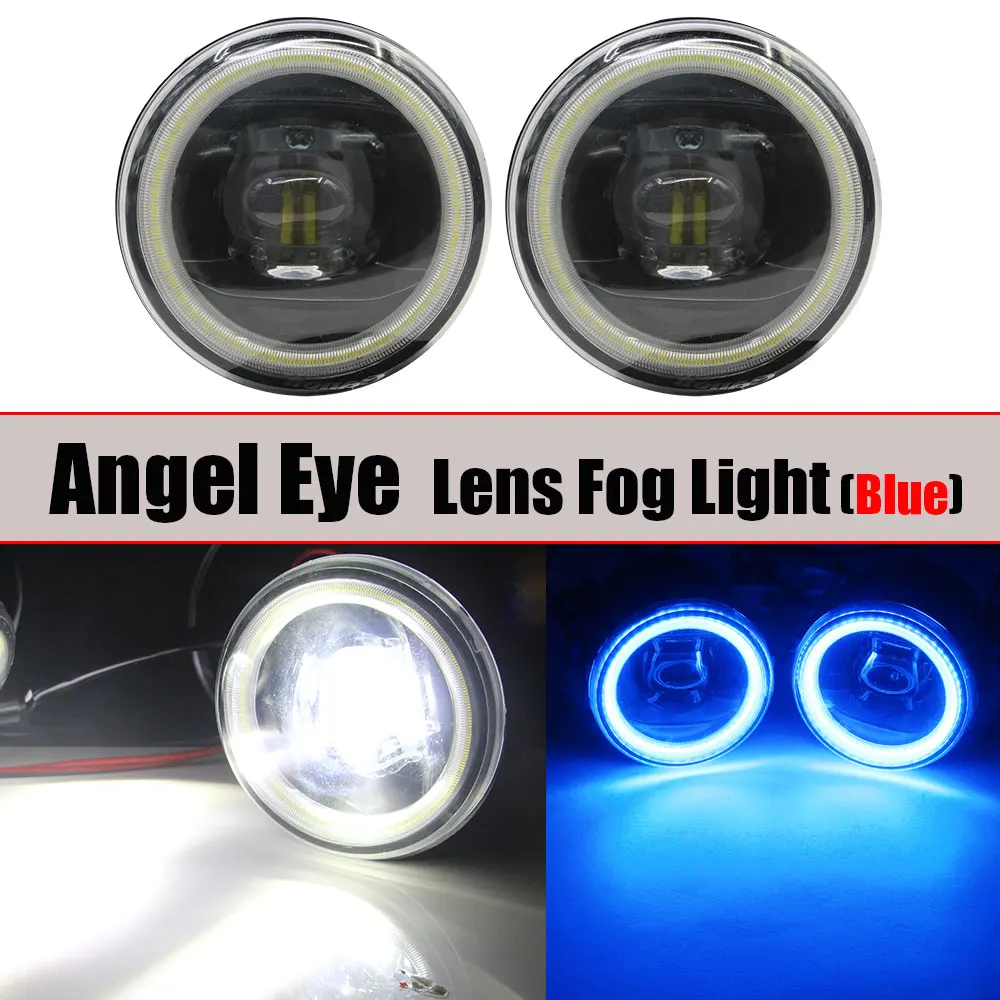 Len Angel Eye Blue Автомобильная противотуманная фара светильник комплект Ангел глаз DRL для Infiniti G25 G37 M25 M37 M56 EX25 EX35 EX37 QX56 QX50 QX70 Q70 Q60 FX45 FX50 FX30D FX35 FX37 - Цвет: Len Angel Eye Blue