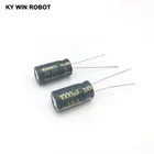 50 шт.лот 16 в 1000 мкФ 8*16 высокочастотный низкоимпедансный Алюминиевый Электролитический Конденсатор 1000 мкФ 16 В