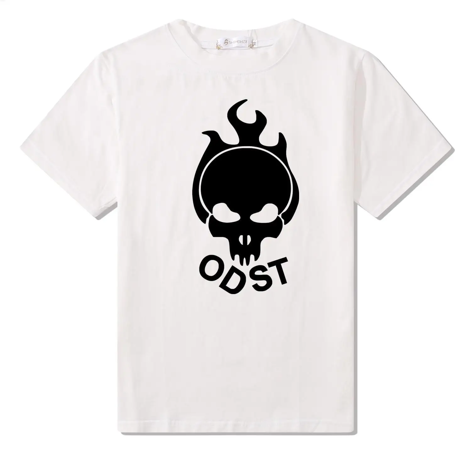 Casual summer round neck T-shirt fashion game Halo UNSC men and women T shirt letter printing loose short-sleeved cotton Tops | Женская