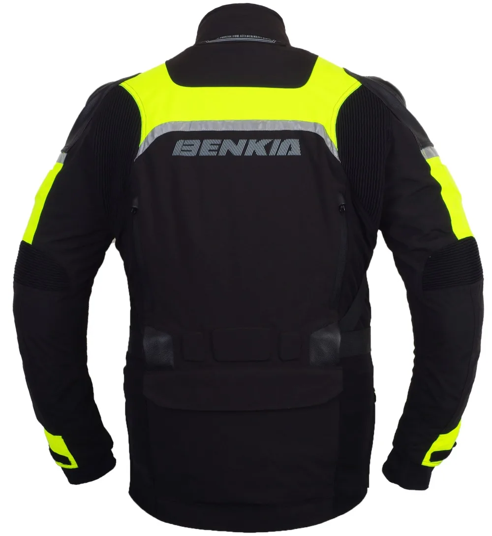 Benkia мотоциклетная куртка зимние мужские мотоциклетные куртки для верховой езды светоотражающий, для мотокросса гоночная куртка теплая сохраняющая Мото куртка ветрозащитная