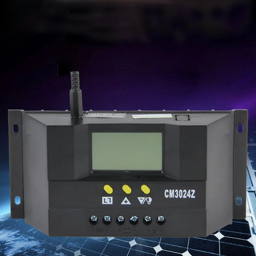 CM3024Z 12V/24V 30A Current Controller Charge Mode PWM Voltage LCD Solar Regulator Genetator | Обустройство дома