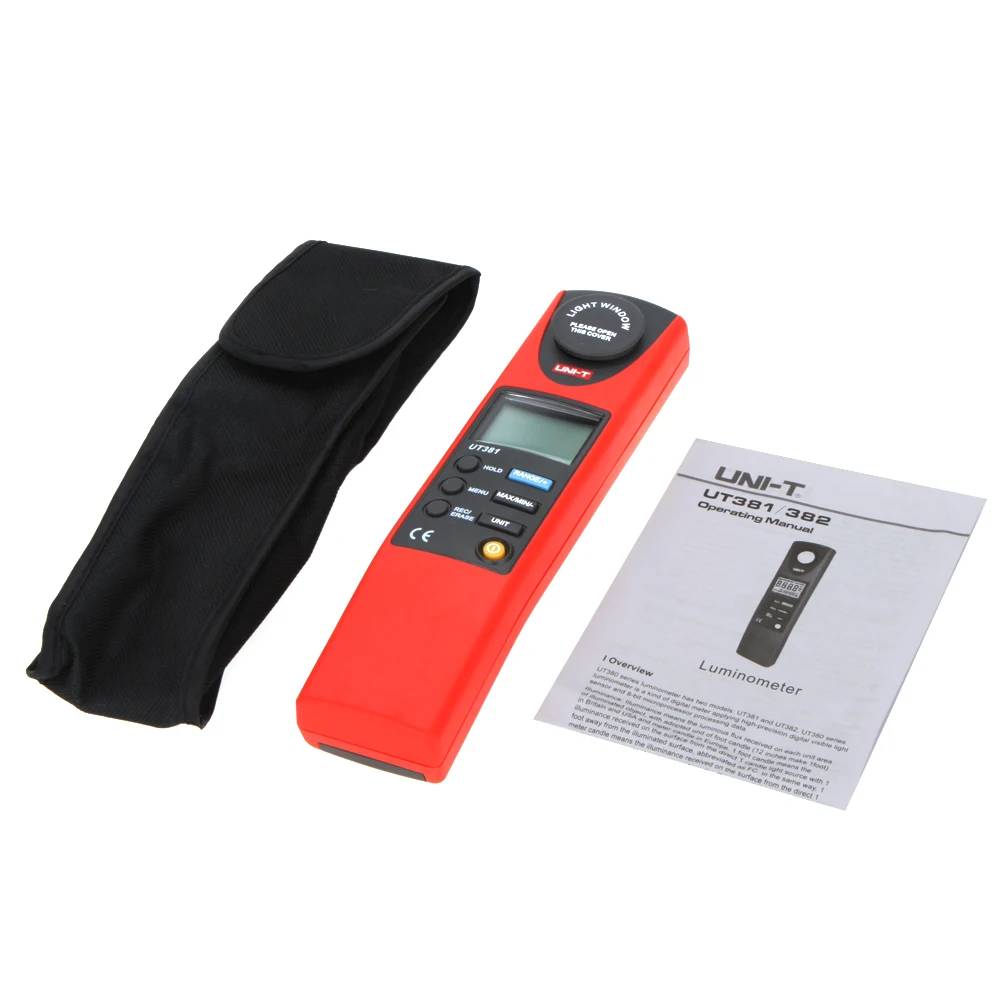 

UNI-T UT381 Split Light Luxmeter Meters 20-20000 Lux Lumen Digital Illuminometer Luminometer Photometer