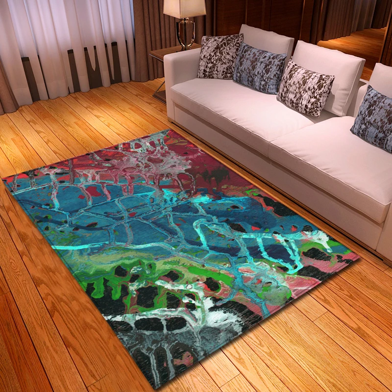 3D гостиная ковры музыкальные ноты детская комната коврик мягкий фланелевый