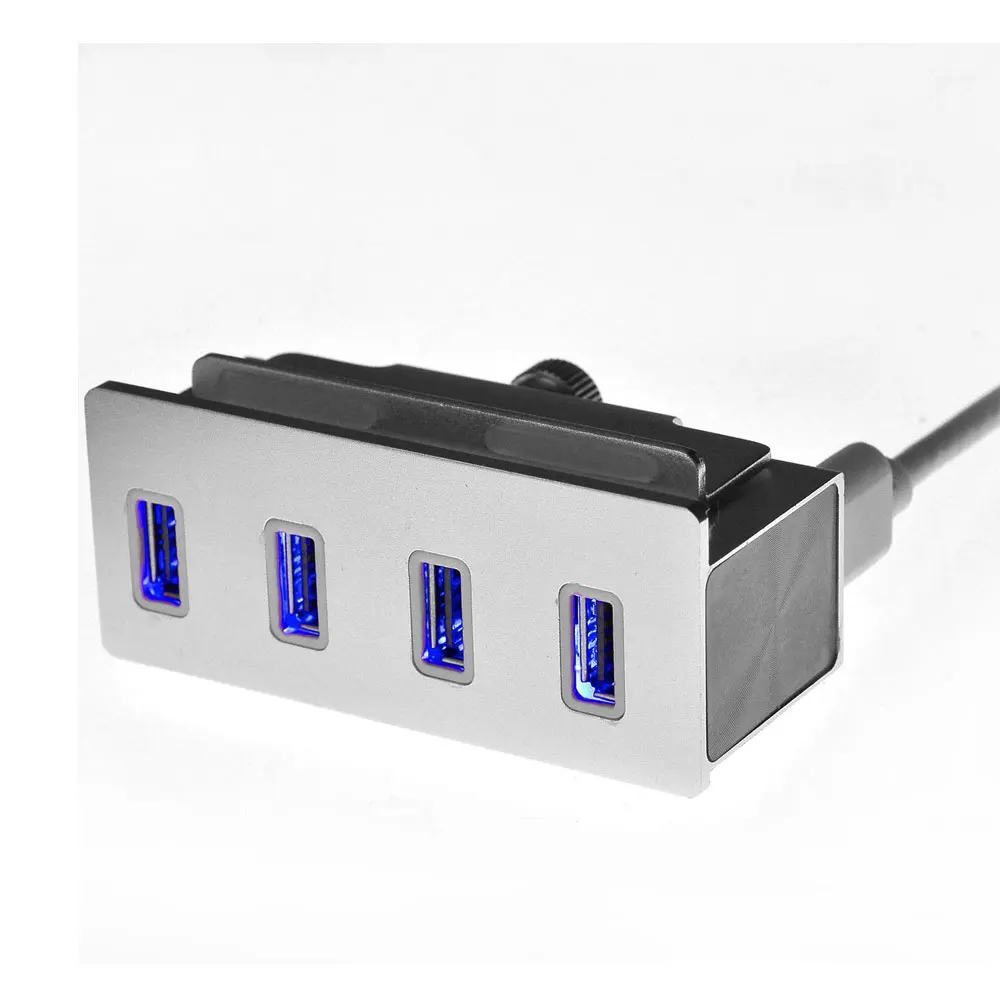 4 портовый концентратор USB 3 0 Leadzoe портативный данных Для iMac Pro MacBook Air Mac Mini/Pro Surface
