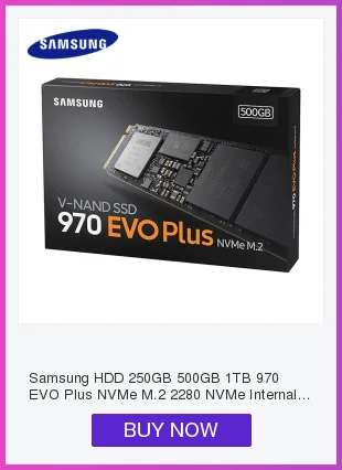 Samsung HDD 250 GB 500 GB 1 ТБ 970 EVO плюс NVMe M.2 2280 NVMe Внутренний твердотельный накопитель SSD PCIe 3,0x4, для ПК компьютер