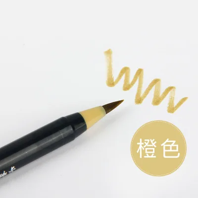 Color 3 as photo DINGYI мягкая кисть для художника Акварельная живопись художественные Маркеры Ручка для рисования каллиграфия наброски манга комиксы товары для рукоделия - Цвет: Color 3 as photo