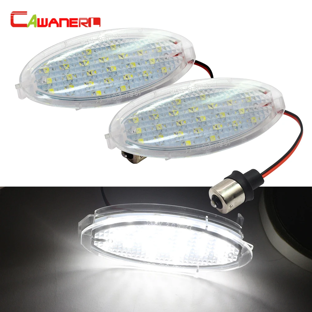 Cawanerl для Opel Astra F Corsa B Vectra автомобильный Стайлинг 24 SMD 3528 Светодиодный номерной