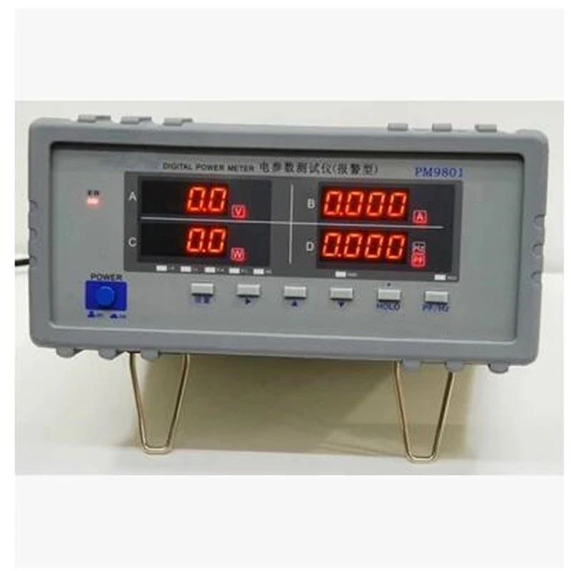 PM9801 скамейка TRMS Напряжение Ток коэффициент мощности и измеритель анализатор