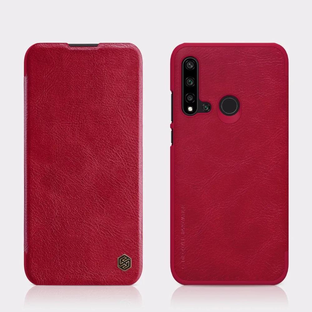 Чехол для huawei P20 Lite Nillkin QIN откидная крышка карточка Карманный кожаный чехол для huawei P20 Lite с роскошной упаковкой