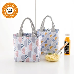 Портативная сумка для ланча bonмульми для женщин, сумка-холодильник на шнурке, Термоизолированный контейнер, мешок для бэнто, изоляционная сумка для бутылок с молоком