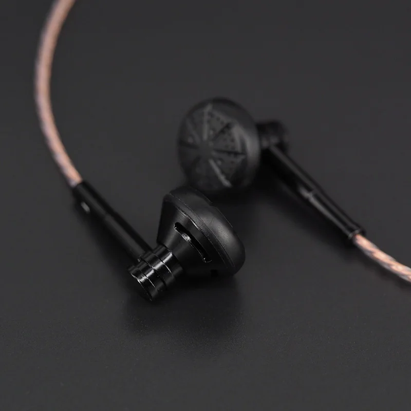 Moondrop Nameless 3.5mm Earbud HIFI Fever DJ Metal Earphone 13.5mm Dynamic Driver Headset Flat Earplugs |
