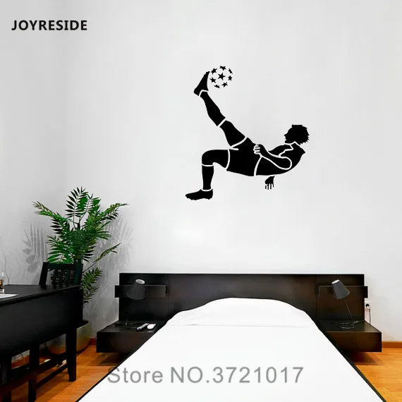 Joyestee Футбол Спортивная Наклейка на стену Виниловая наклейка для футбола