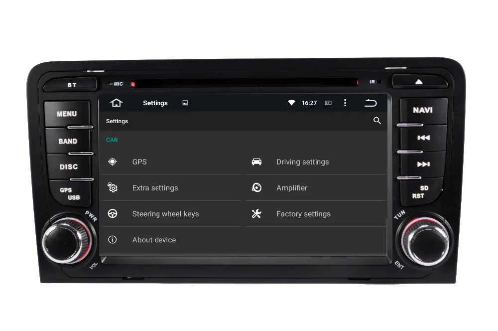 В наличии Android 7 1 автомобильный DVD-плеер для Audi A3 2002-2011 Wifi 3G GPS-навигация Bluetooth Радио