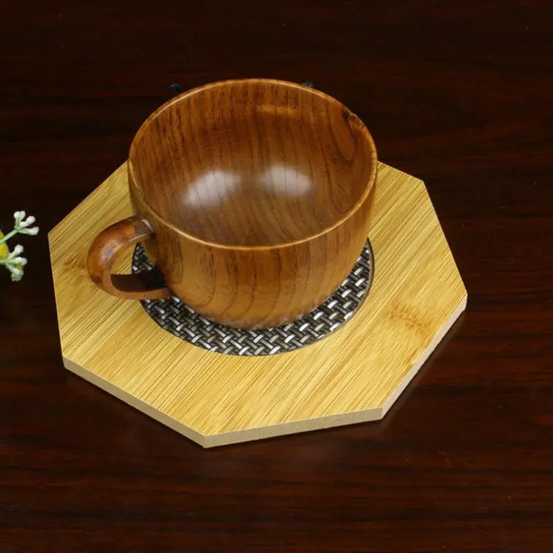Деревянные подставки подставка для чашки коврик чашек кофе чая напитков