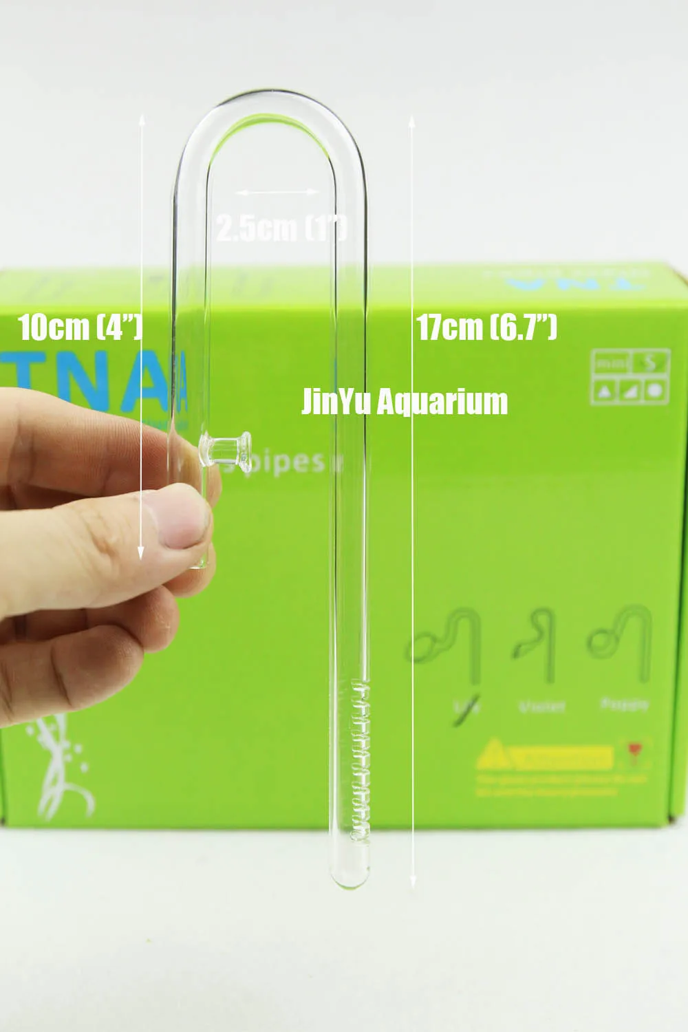 TNA стеклянная труба мини нано Лилия пион Мак приток тока фильтр Аксессуар водяное