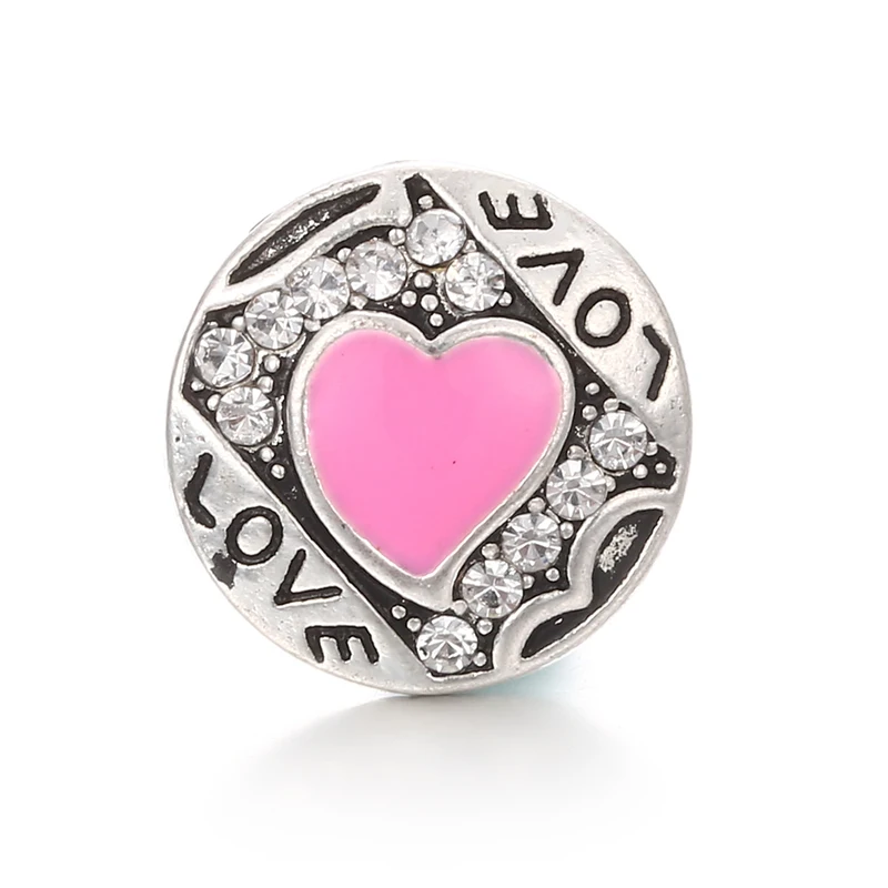Модные украшения LOVE YOU MOM 18 мм Имбирные кнопки металлические медальоны для мам