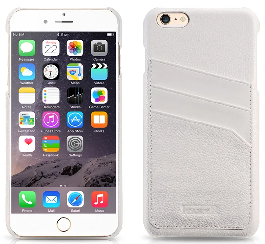 Luxury Thin Genuine Leather Back Cover for iPhone 6S 6 Plus Business Protection Card Slots Pocket Bag Case 6s | Мобильные телефоны