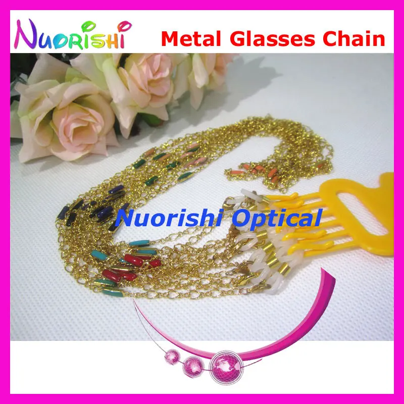 6pcs Beautiful Metal Sunglasses Eyewear Glasses Spectacle Sungass Eyeglasses Cord Chain Strap Lanyard free shipping L530 | Аксессуары