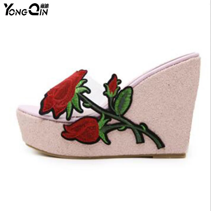 Новинка 2017 года розовые женские сандалии Модные прозрачные туфли лодочки на