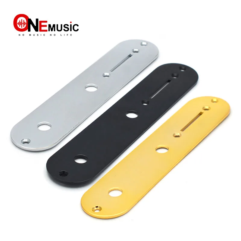

Metal Switch Control Plate for Electric Guitar Guitar Pot Wiring Cover Chrome Black & Gold for Choose