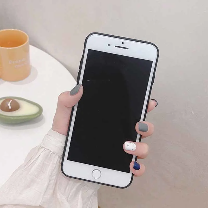 JIBAN Забавный мультяшный маття зеленый Экспрессия чехол для iphone X XS XR XSmax 6 6s 6plus 7 7plus