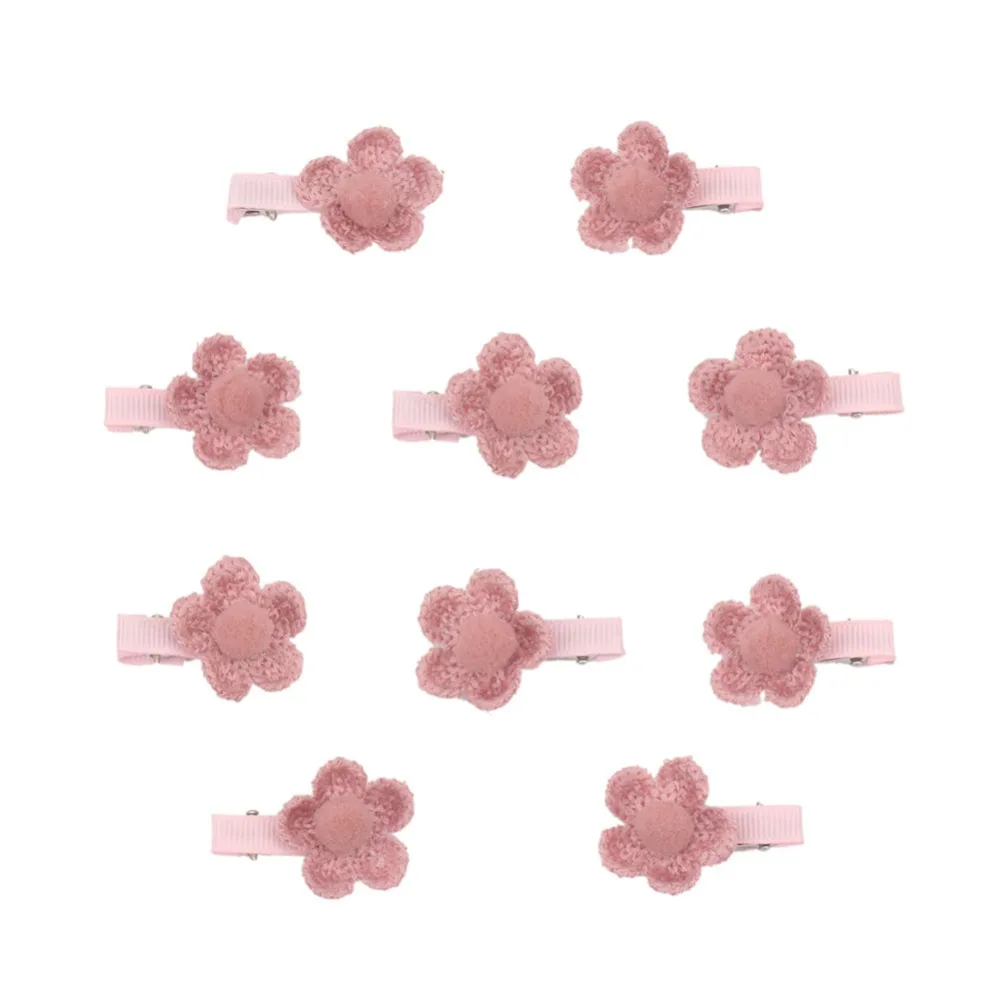 

10pcs Cute Flower Dog Hair Clips for Long Hair Pets Small Dogs Hair Accessories Topknot Dog Grooming Bow mascotas accesorios
