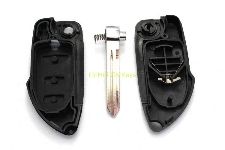 PINECONE для KIA CARENS 3 кнопки Uncut Blade модифицированный пульт дистанционного управления пустые ключи ABS корпус Латунное лезвие 1 шт