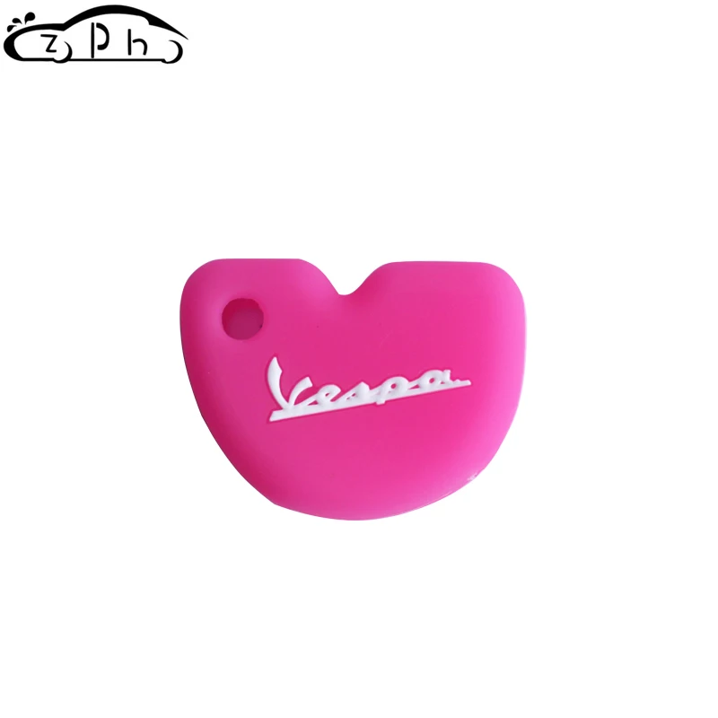 Rose Силиконовый чехол для ключей Vespa Enrico Piaggio GTS300 LX150 Fly125 3vte Gts 200 946 150 300 RA1 защитный чехол для мотоцикла - Название цвета: Rose