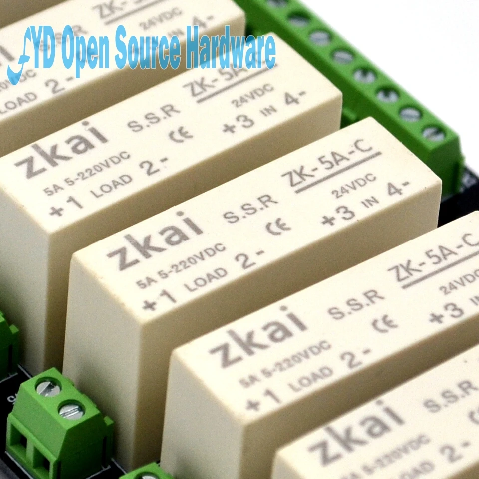 Модуль твердотельного реле 8 каналов 5 А высокоуровневый триггер управление