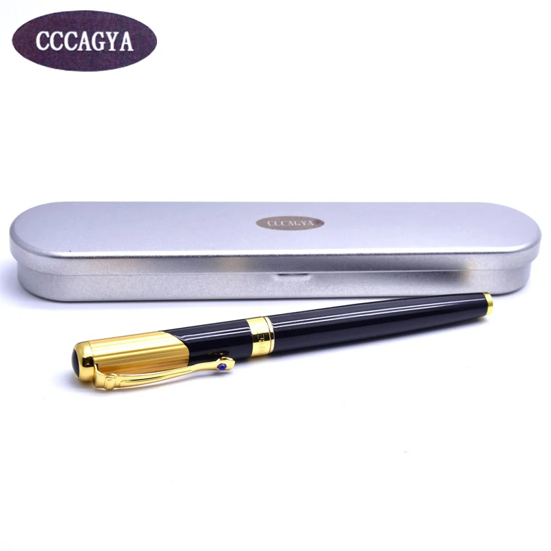 Guoyi D02 Роскошные чернила перьевая ручка 0 5 мм металлический High End Бизнес офисные