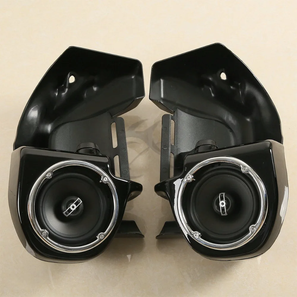 Мотоцикл нижний вентилируемый обтекатель коробка Pods + 6 5 &quotколонки для Harley Touring