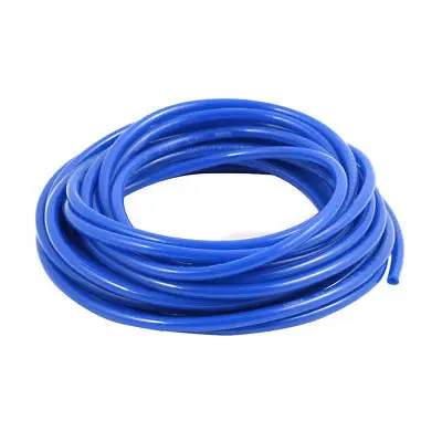 

6mm x 4mm Pneumatic Air Compressor Tubing PU Hose Tube Pipe 8 meter Blue