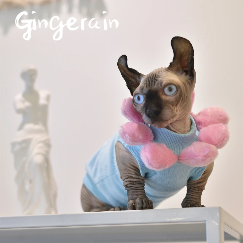 Gingerain Милая кошка Одежда для питомцев кошек модная куртка домашних животных