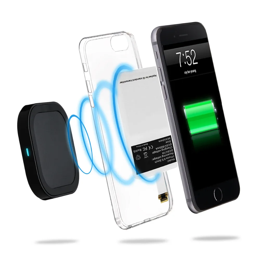 Lewoer Qi Wireless Charger For iPhone Max X 10W Fast Wirless Charging Pad For Samsung S10 Xiaomi MI 9 desktop pad charging