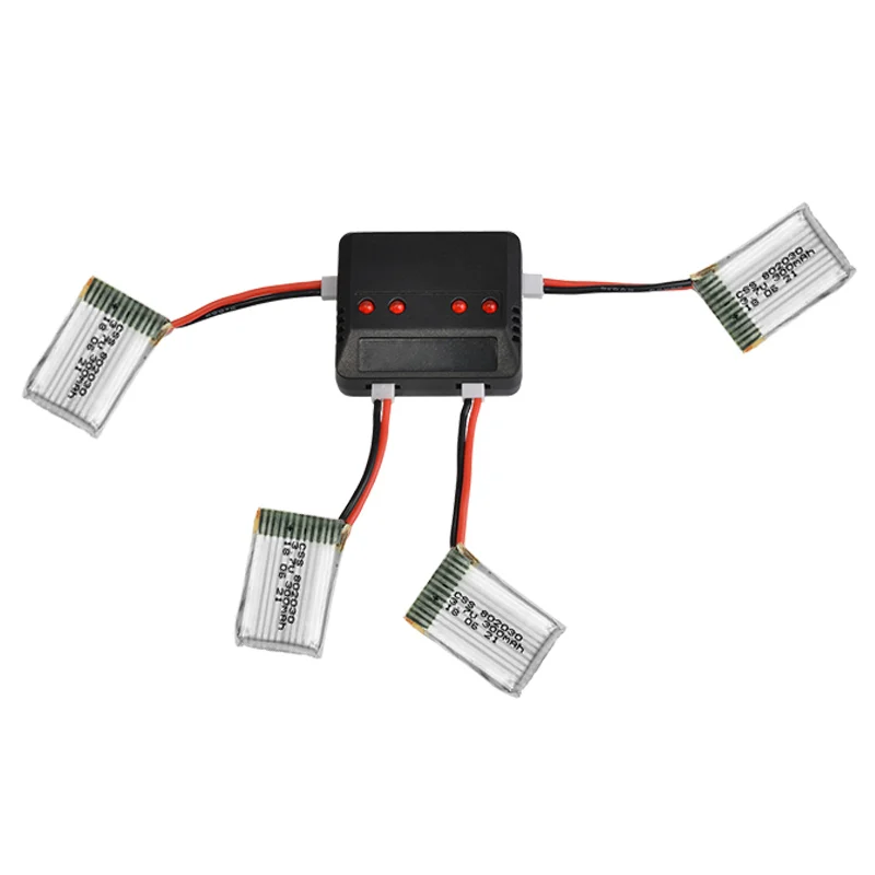 4 5 6 шт. 3 7 В 300 мАч 25C LiPo аккумулятор с балансировочным зарядным устройством 802030 для