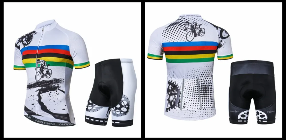Weimostar бренд Pro Велоспорт Джерси набор мужской горный велосипед одежда Maillot Ciclismo дышащая команда Велосипедная одежда Ropa Ciclismo