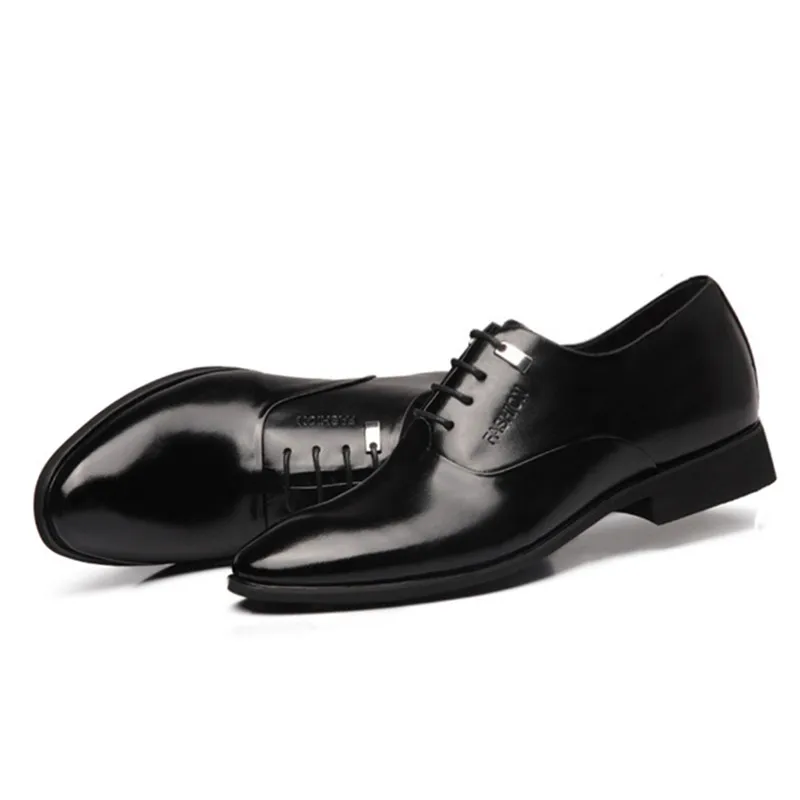Мужские туфли визуально увеличивающие рост Классические модельные из