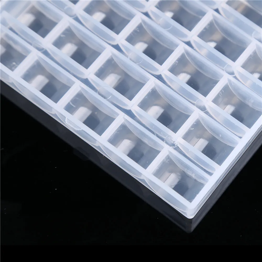 25 шт./компл. коробка для хранения пустых шпулек швейной машины разноцветный