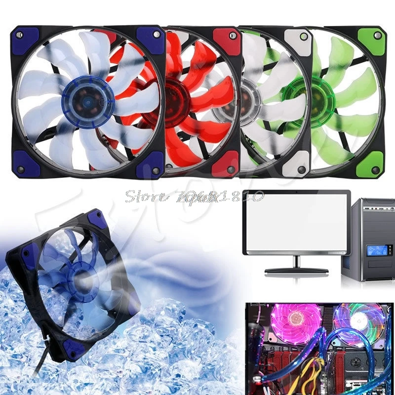 Кулер для процессора компьютера 3/4 контакта 120 мм|cooling fan|120mm pwmcpu cooler fan |