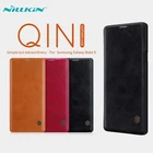 Кожаный чехол для Samsung Galaxy Note 9 NILLKIN, роскошные Ультратонкие флип-Чехлы из искусственной кожи для Samsung Note 9 Note9 Qin Series