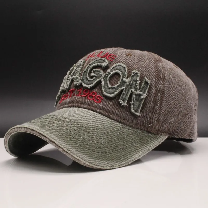 OZyc Новая мужская кепка, бейсбольная кепка для женщин и мужчин, Snapback Кепка, Bone Gorras Para Hombre, Повседневная вымытая Кепка с вышивкой - Цвет: Green