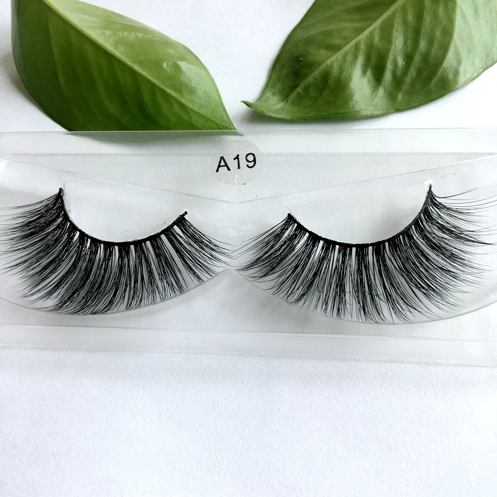 Ресницы из искусственной норки пушистые объемные ресницы 3D многослойный эффект