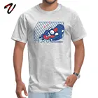 Забавные топы для взрослых, футболка с принтом TACHIKOMA, хлопковая ткань, простые Стильные футболки с круглым вырезом