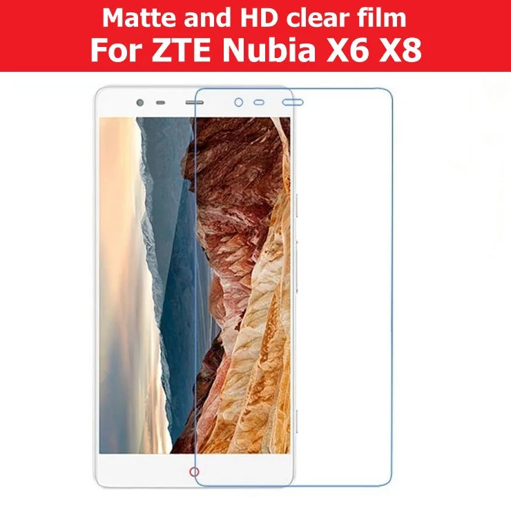 Антибликовая матовая пленка для ZTE Nubia Bull Demon King X6 NX601J X8 HD прозрачный глянцевый