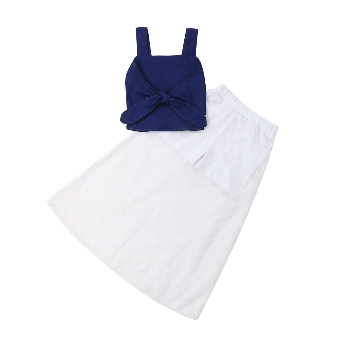 Новинка 2019 лидер продаж модная летняя майка для маленьких девочек джинсовые топы