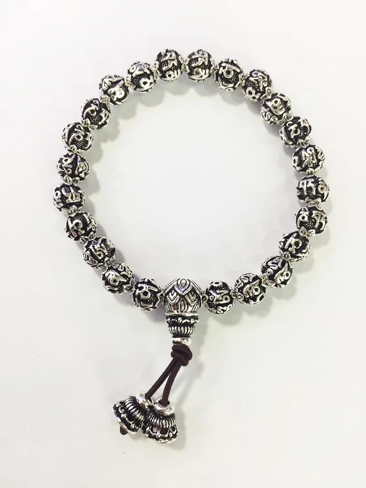 Retro Genuine Pure 925 Sterling Silver Bracelet Men's Jewelry 2018 Men and women bracelets Charm bracelet | Украшения и